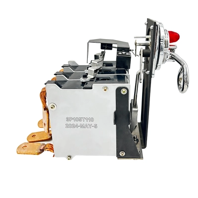 Disjuntor Thaistle trifásico 105A 75KVA vista frontal