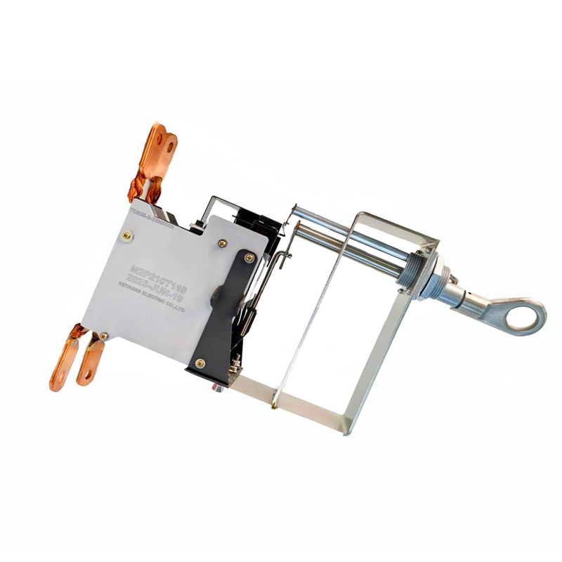 Detalhe do disjuntor subterrâneo / submersível CSP 210A imerso em óleo